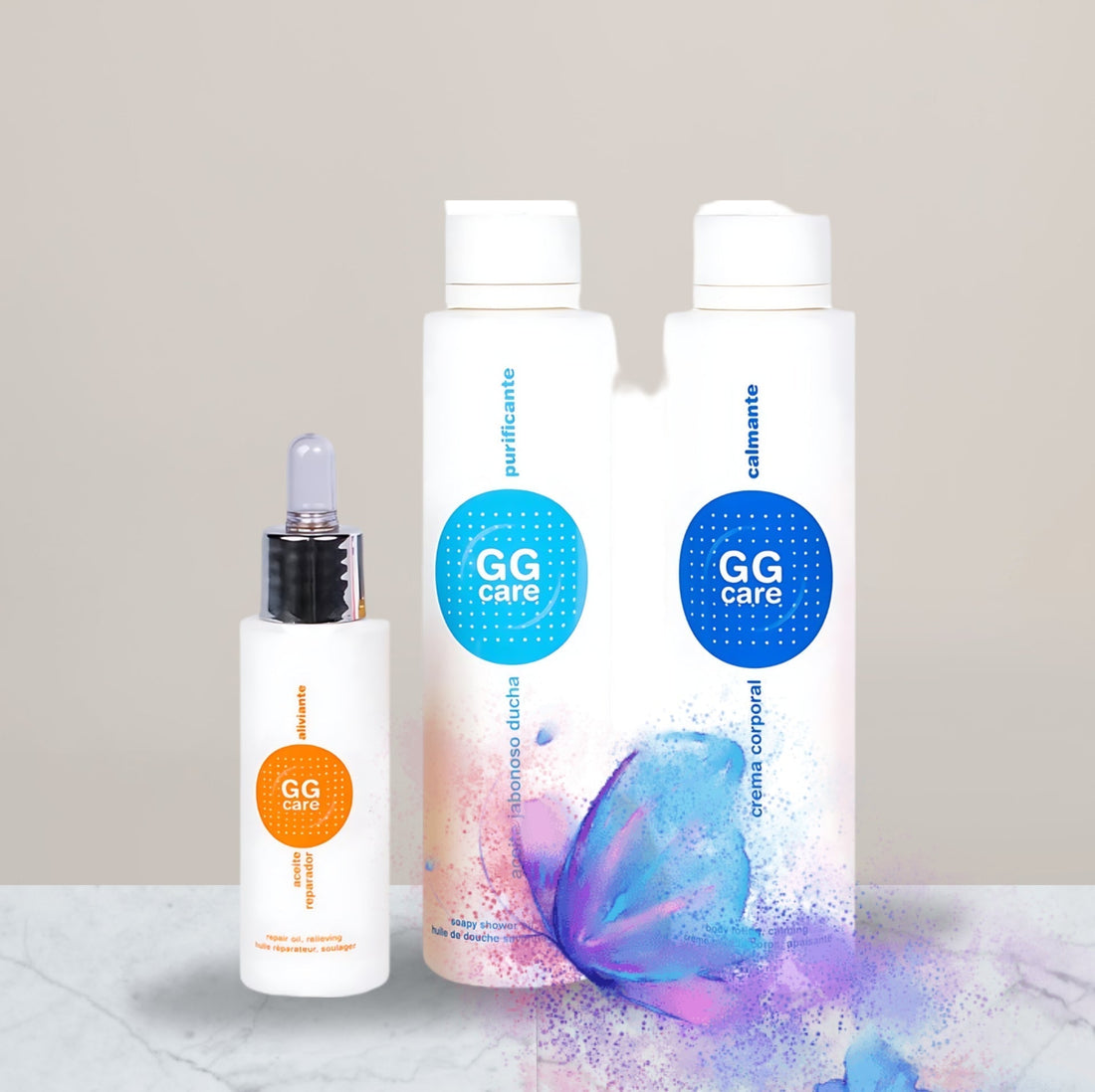 Pack quimio completo para mujeres con productos dermocosméticos purificantes y calmantes de GG care