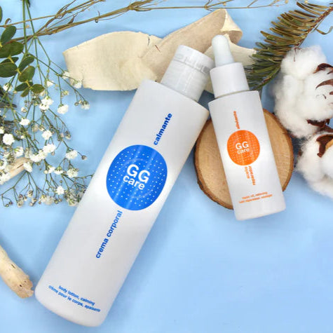 GGCare productos de cuidado oncológico, crema corporal y spray para tratamiento psoriasis efectivo