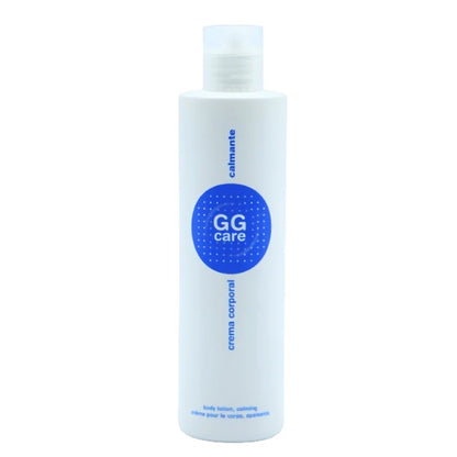 Loción calmante para piel sensible de GGCare en botella blanca, ideal para el cuidado oncológico