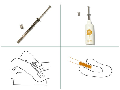 Kit de GGCare para tratamiento básico sequedad vaginal con aplicador y crema hidratante